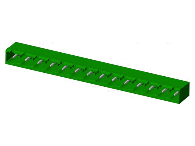 Connector: ontkoppelbare terminal strip; contact; mannelijk Connector: ontkoppelbare terminal strip; contact; mannelijk